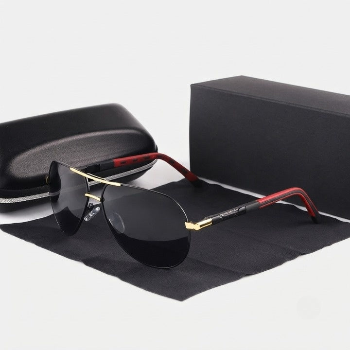 Sonnenbrille Vintage Aviator Polarisiert mit UV400 Schutz
