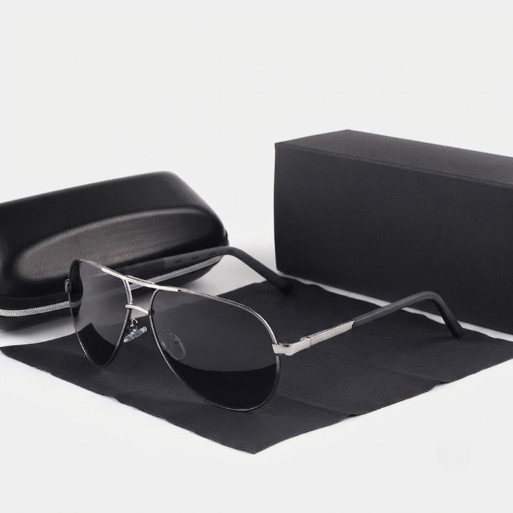 Sonnenbrille Vintage Aviator Polarisiert mit UV400 Schutz