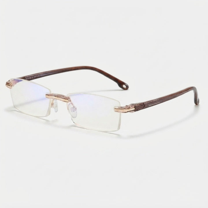Gleitsichtbrille mit Blaulichtfilter – Randlos & Federleicht