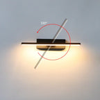 Drehbare LED-Wandleuchte mit 330° Verstellung