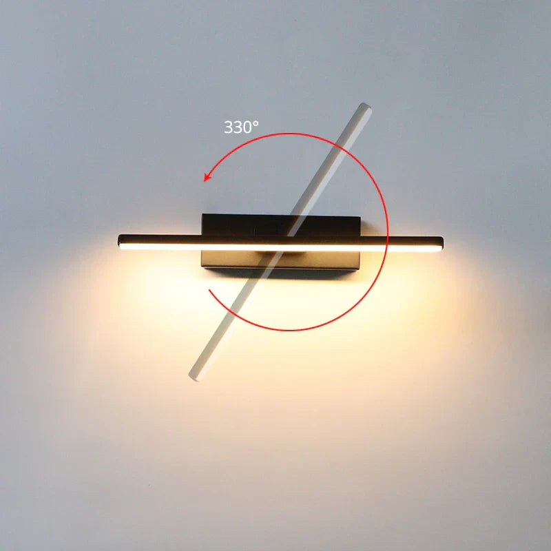 Drehbare LED-Wandleuchte mit 330° Verstellung