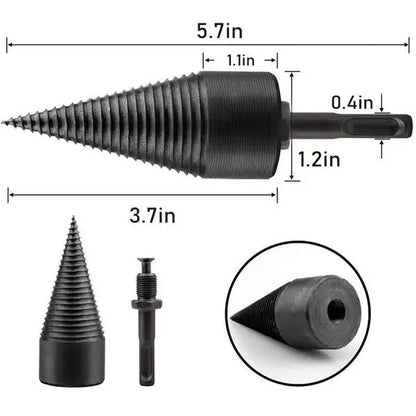 Hex Shank Holzspaltbohrer – Effizientes und einfaches Holzspalten-Tool