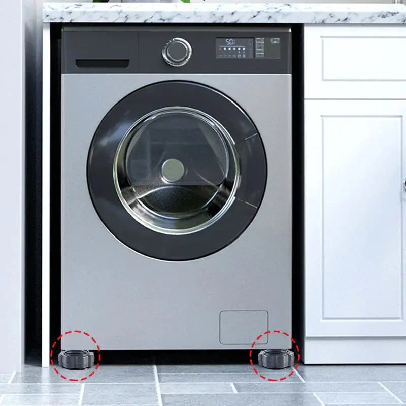 Höhenverstellbare Anti-Vibrations-Unterlage für Waschmaschinen – 4 Stück
