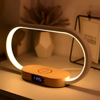 LED-Nachtlicht mit USB-C-Ladeanschluss und Digitaluhr