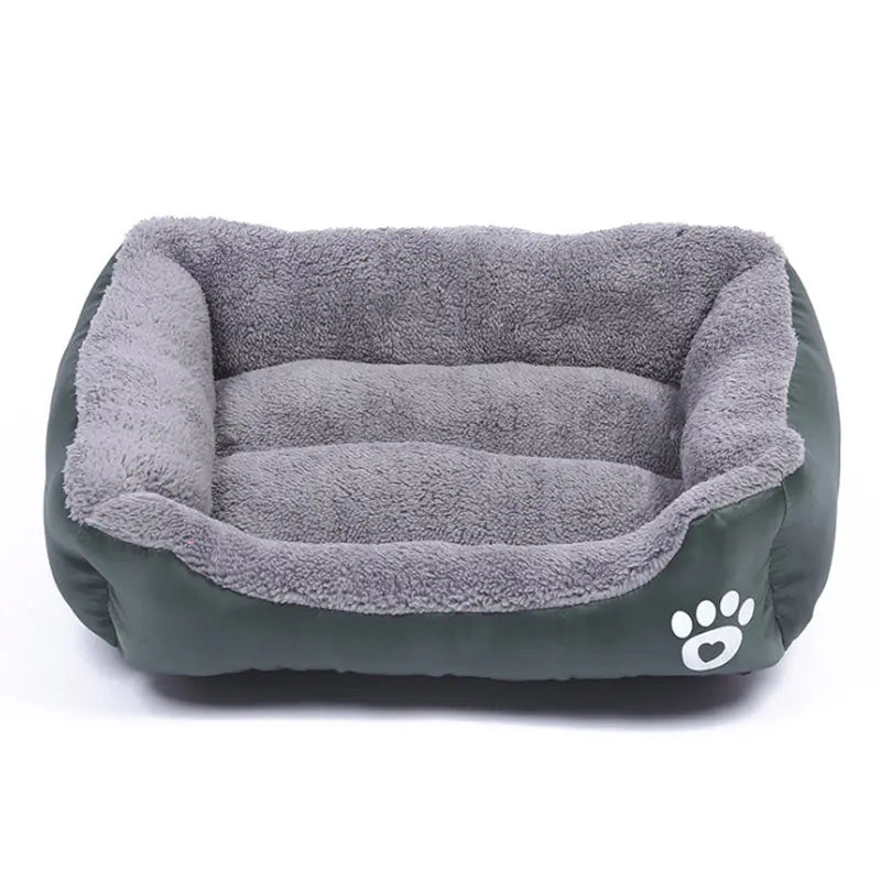 Fleece-Hundebett mit gepolsterten Seitenwänden