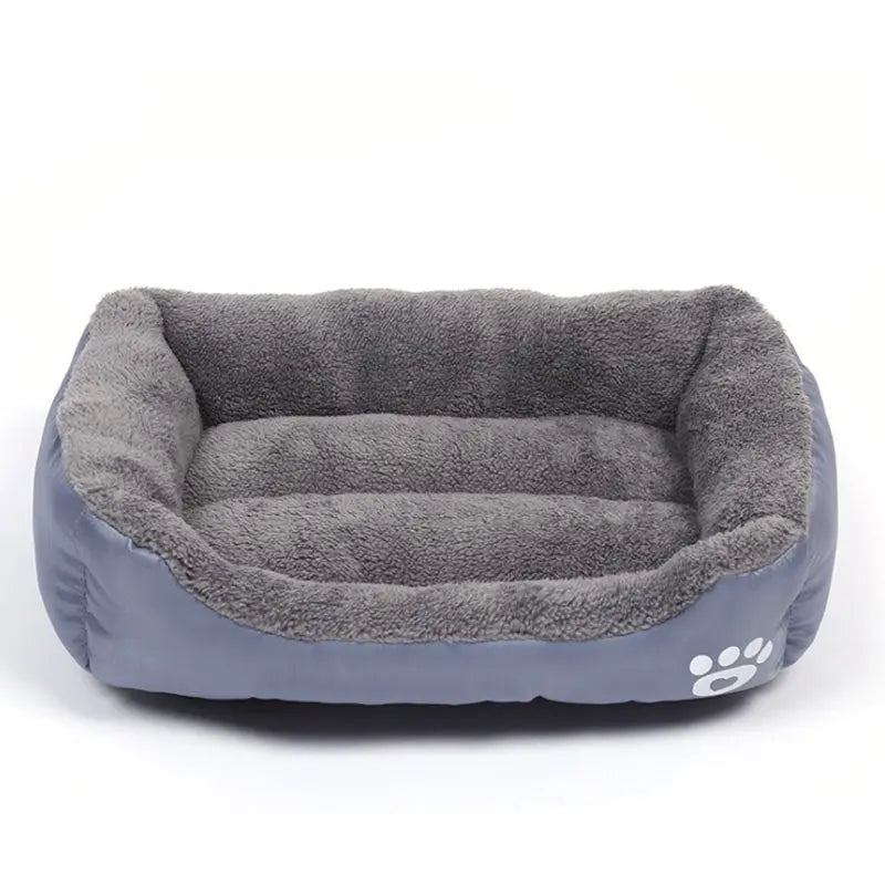 Fleece-Hundebett mit gepolsterten Seitenwänden