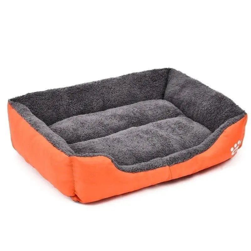 Fleece-Hundebett mit gepolsterten Seitenwänden