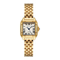 Vintage Luxe Armbanduhr mit Edelstahlgehäuse