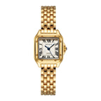 Vintage Luxe Armbanduhr mit Edelstahlgehäuse