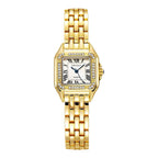 Vintage Luxe Armbanduhr mit Edelstahlgehäuse