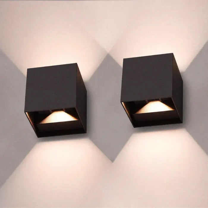LED-Wandleuchte Würfel Kabellos – Dimmbar und Aufladbar