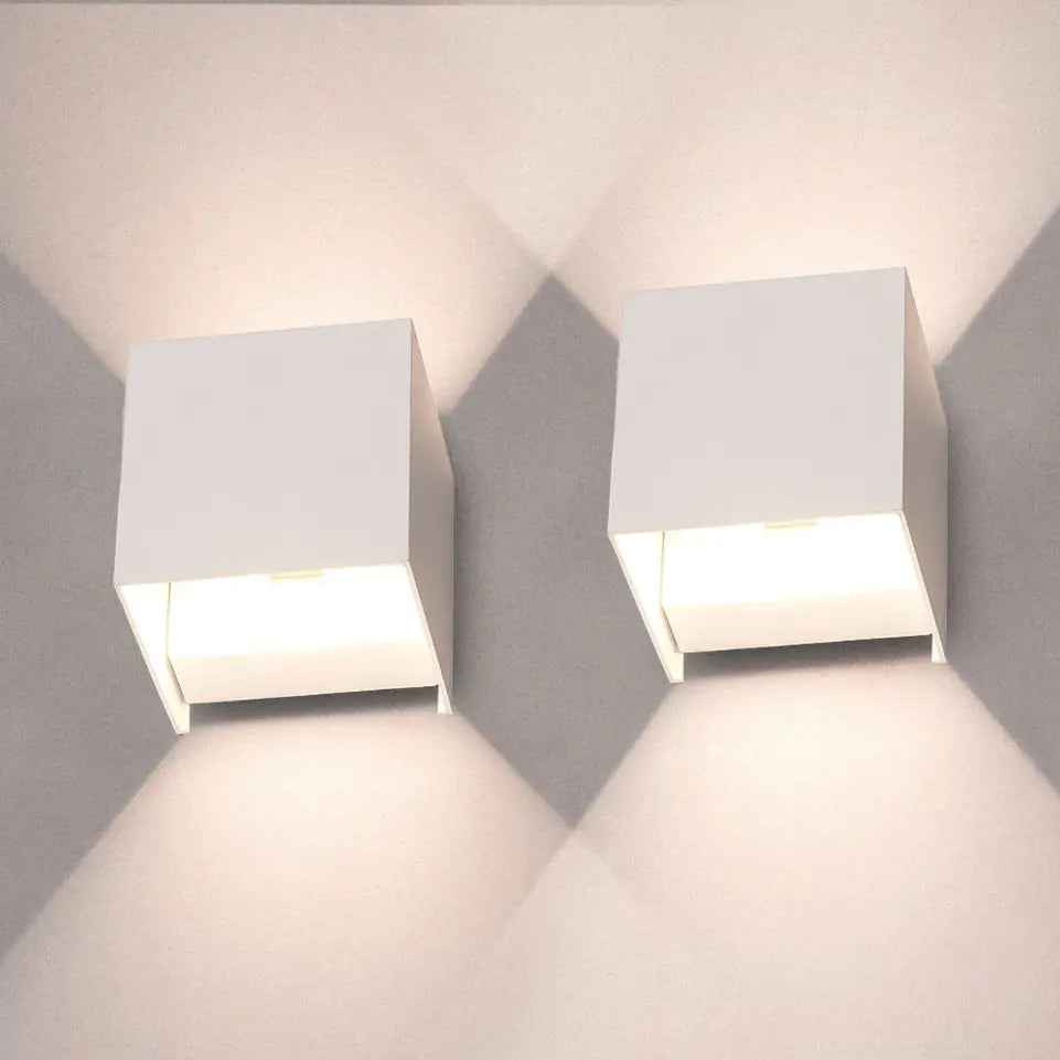 LED-Wandleuchte Würfel Kabellos – Dimmbar und Aufladbar