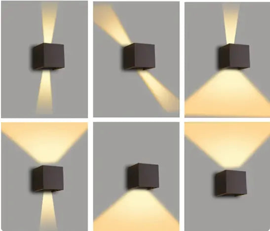 LED-Wandleuchte Würfel Kabellos – Dimmbar und Aufladbar