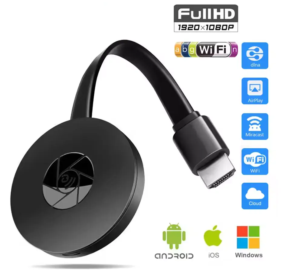 Kabelloser 1080P Screen-Projektor – Smartphone einfach mit dem Fernseher verbinden