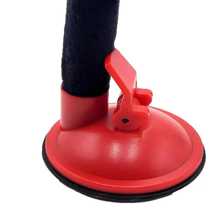 Katzenspielzeug mit Feder & Saugnapf – Fördert Jagdinstinkt & Bewegung