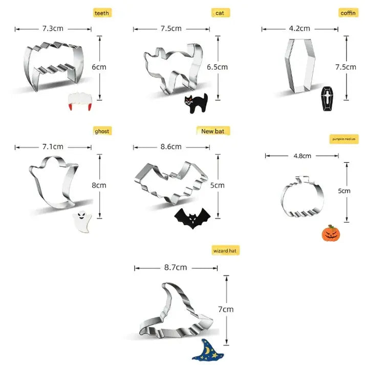 Keksformen Halloween | 7-teiliges Set