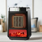 Keramik-Elektroheizer mit Flammeneffekt und Display