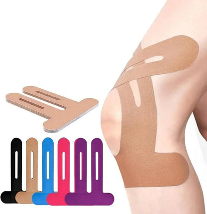 Kniebandage Tape – Vorgefertigtes Kinesiologie-Tape für aktive Gelenke