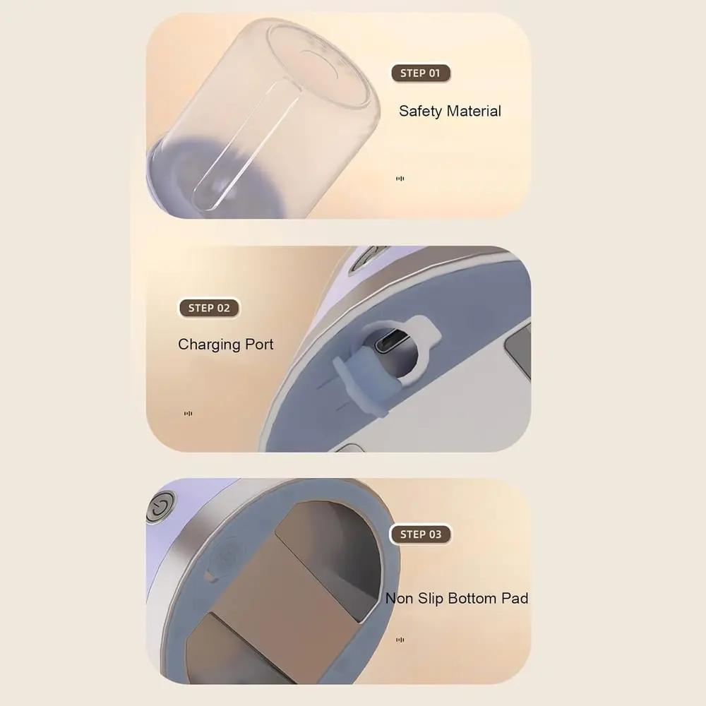 Kompakte tragbare Waschmaschine — schonende Pflege für empfindliche Textilien