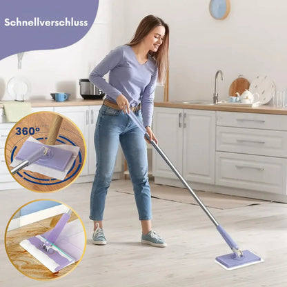 Nie mehr schmutzige Hände – hygienisch wischen mit dem 360° Mini-Mopp