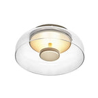 LED-Deckenleuchte aus Glas und Metall