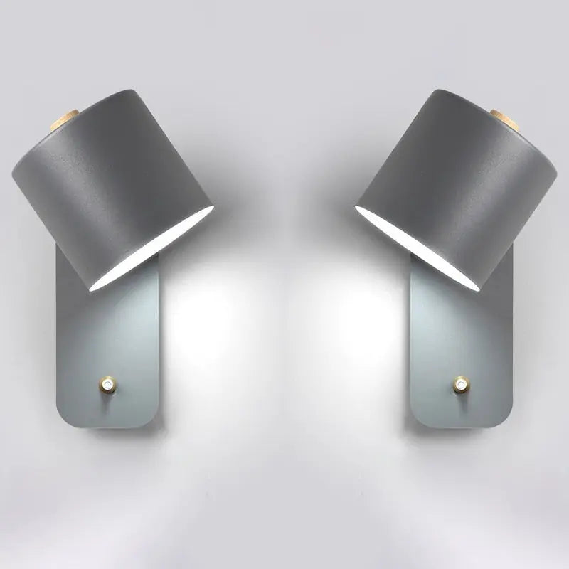 LED-Wandleuchte mit integriertem Schalter