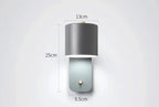 LED-Wandleuchte mit integriertem Schalter