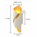 LED Wandleuchte Aluminium für Innen- und Aussenbereich
