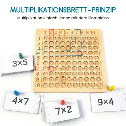 Lernspiel Multiplikation Holz