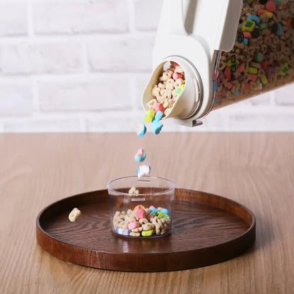 Luftdichter Vorratsbehälter – mit Messbecher & Ausgießer für trockene Lebensmittel