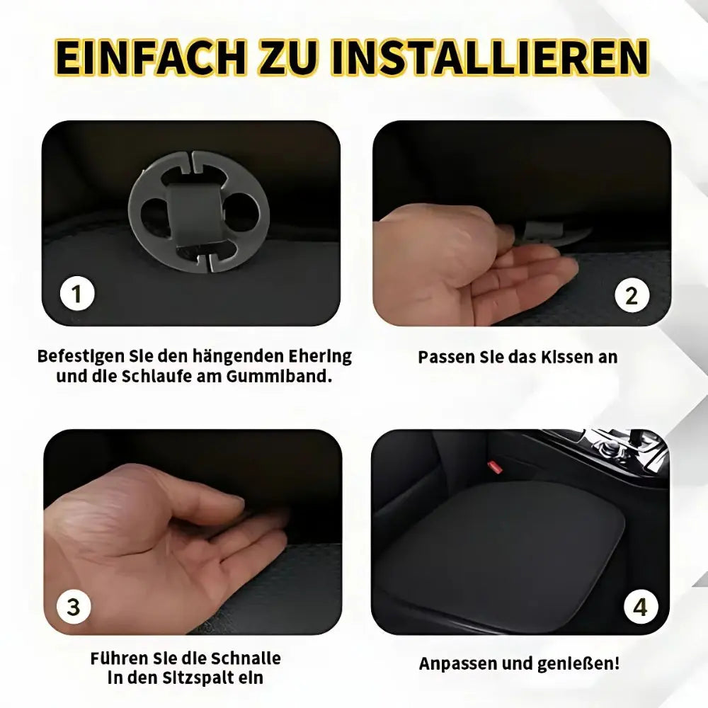 Luxuriöser belüfteter rutschfester Autositz