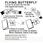 Fliegende Schmetterlinge Papiermit Aufziehmechanik