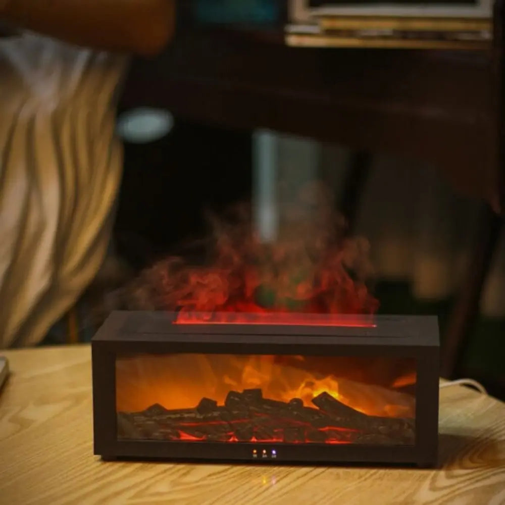 Elektrokamin mit Wasserdampf-Flammeneffekt
