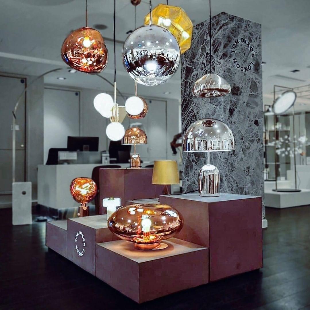Pendelleuchte mit Lava-Glasschirm