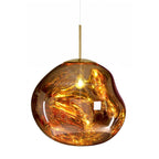 Pendelleuchte mit Lava-Glasschirm
