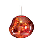 Pendelleuchte mit Lava-Glasschirm