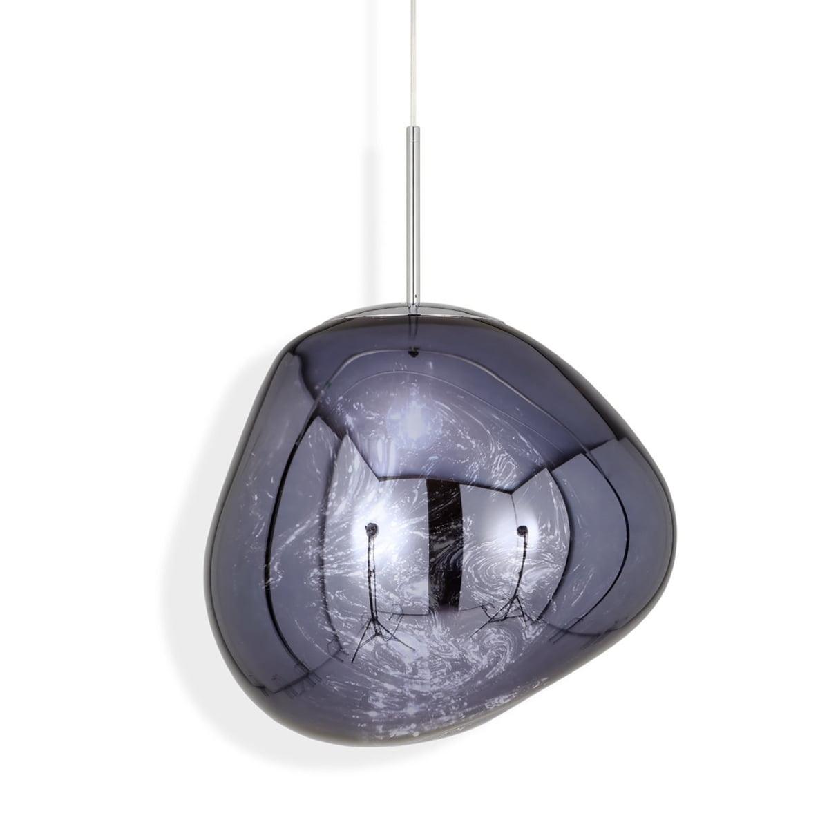 Pendelleuchte mit Lava-Glasschirm