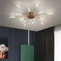 LED-Deckenleuchte Stern-Design aus Metall