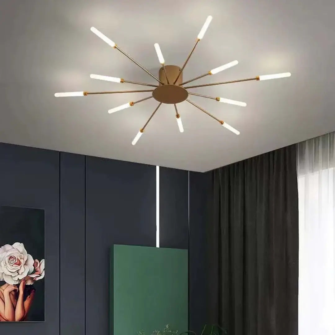 LED-Deckenleuchte Stern-Design aus Metall
