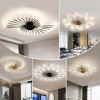 LED-Deckenleuchte Stern-Design aus Metall