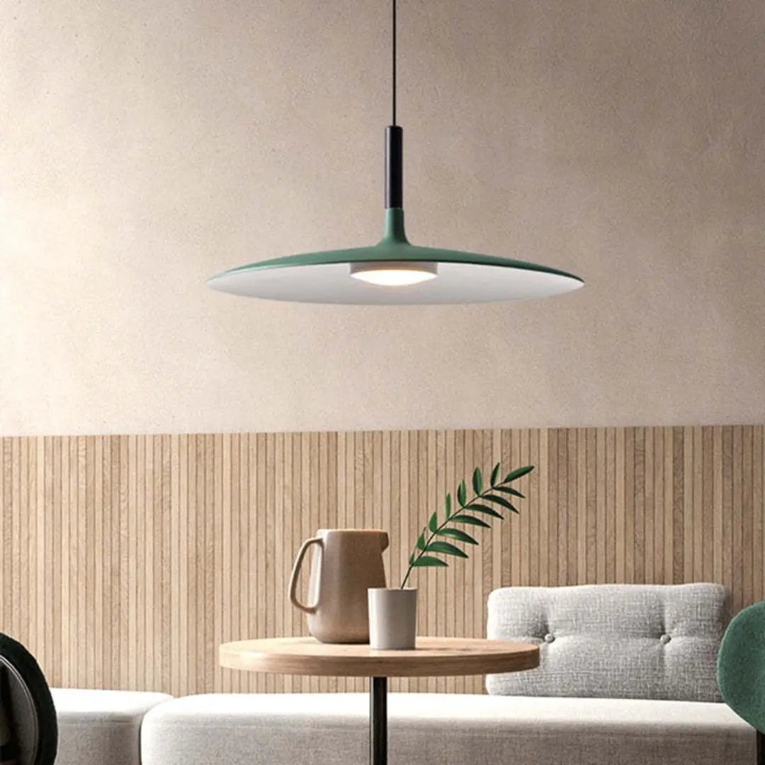 Minimalistische LED-Hängeleuchte aus Metall – Höhenverstellbar