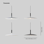 Minimalistische LED-Hängeleuchte aus Metall – Höhenverstellbar