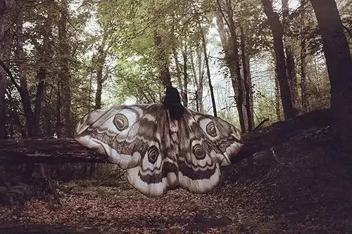 Mystischer Umhang „Grey Moth“ – Eleganter Zauber für Ihre Auftritte