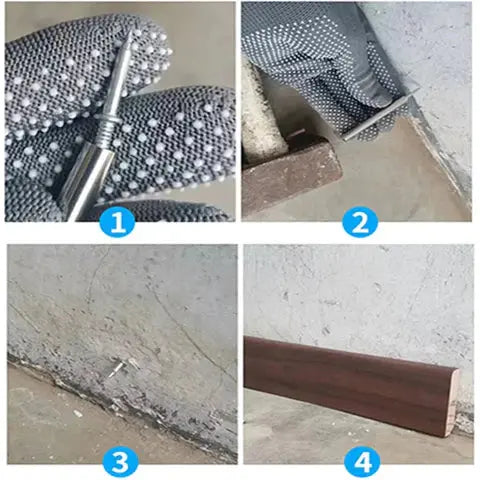 Sockelleisten-Nägel ohne Spuren – Sichere & saubere Befestigung (100 Stück)