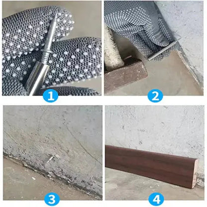 Sockelleisten-Nägel ohne Spuren – Sichere & saubere Befestigung (100 Stück)