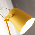 Tischlampe aus Metall mit verstellbarem Schirm