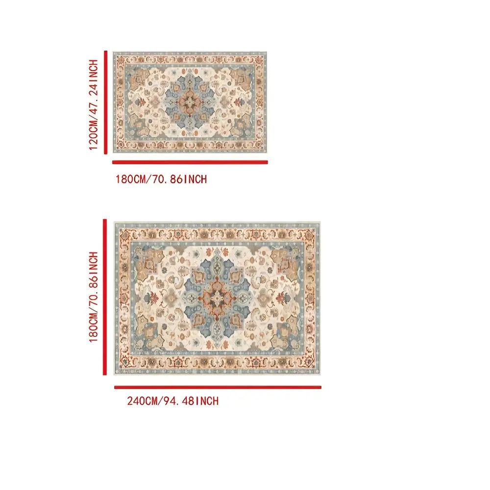 Outdoor-Teppich mit Orientalischem Muster – Rutschfest
