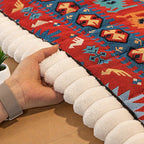 Gesteppter Sofabezug mit Ethno-Muster