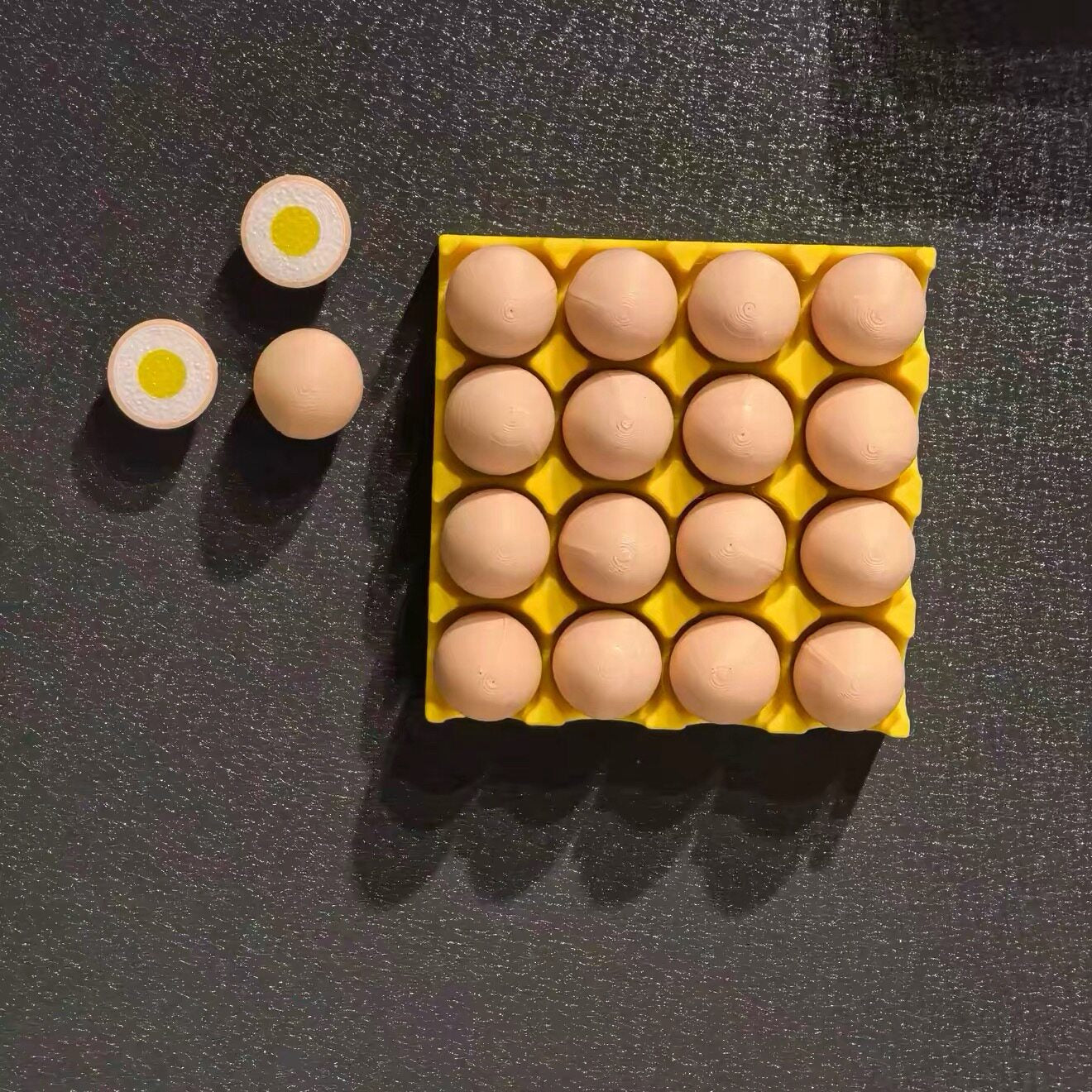 Magnetischer Eierhalter für den Kühlschrank – 16 Eier