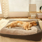 Orthopädisches Hundebett mit Polsterrand